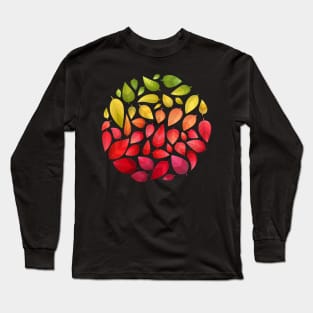 Autumn Gradient (Transparent) Long Sleeve T-Shirt